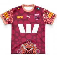 Maillot Enfant Queensland Maroons Rugby 2024 Indigene