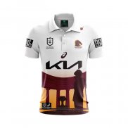 Maillot Polo Brisbane Broncos Rugby 2024 ANZAC